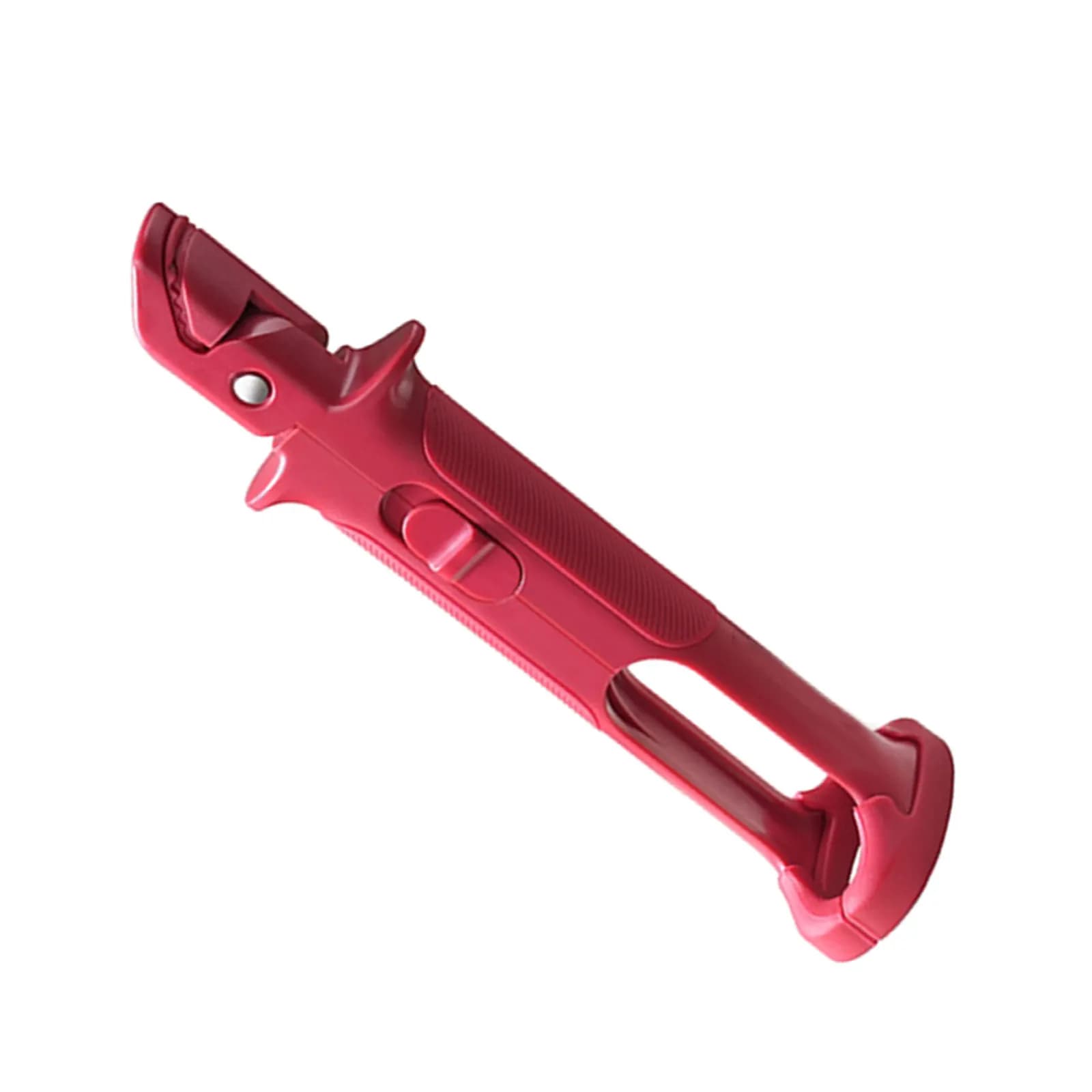 Red Dual-Head Silicone Hot Plate Gripper Non-Slip High-Heat Resistant Kitchen Bowl Dish Clamp for Air Fryer Oven Stovetop