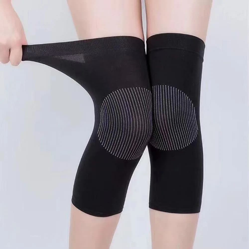 1 paio di ginocchiere sportive per uomo donna estate traspirante ginocchiera artrite articolazioni scaldamuscoli ginocchiere elastiche morbide