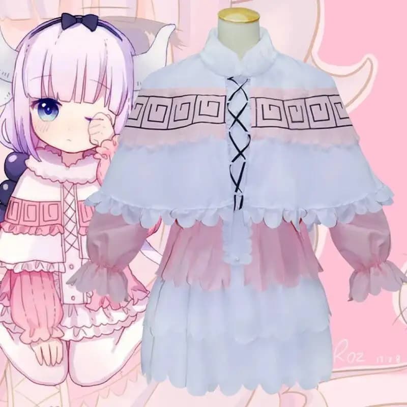 cameriera Nuovo Cosplay Drago Kobayashi Kanna Kamui Costume Cosplay Cameriera Abbigliamento Uniforme Quotidiana