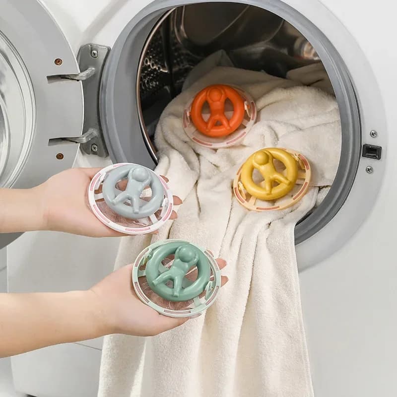 Sfere magiche per bucato con schermo filtrante da 20 pezzi Vestiti riutilizzabili Rimozione peli di animali domestici Lavatrice Catcher peli di cani e gatti Palla per bucato