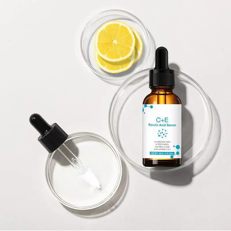 30ml High Concentration Vitamin C Whitening Serum Vitamin E Lifting Hydrating Dissolvency Thin Lines Reduce Pores Raxing Siero Face