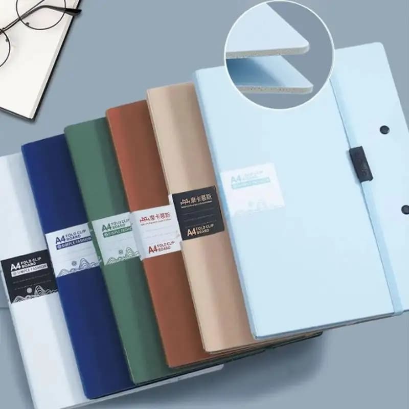 Student Homework Storage Folder Foldable A4 to A5 Paper Organizer Thickened Material for Exam Paper Classification