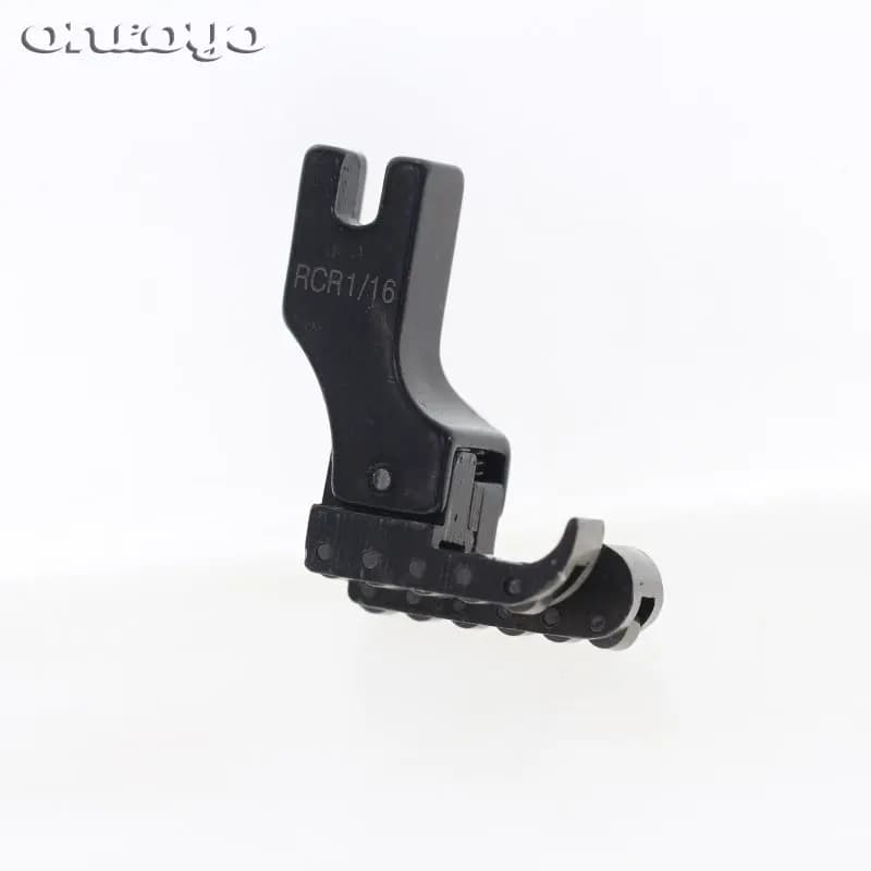 Piedino pressore alto e basso per macchina da cucire industriale CR1/16N, CR1/32N con rullo per cuciture a ago singolo su pelle, borse e abbigliamento