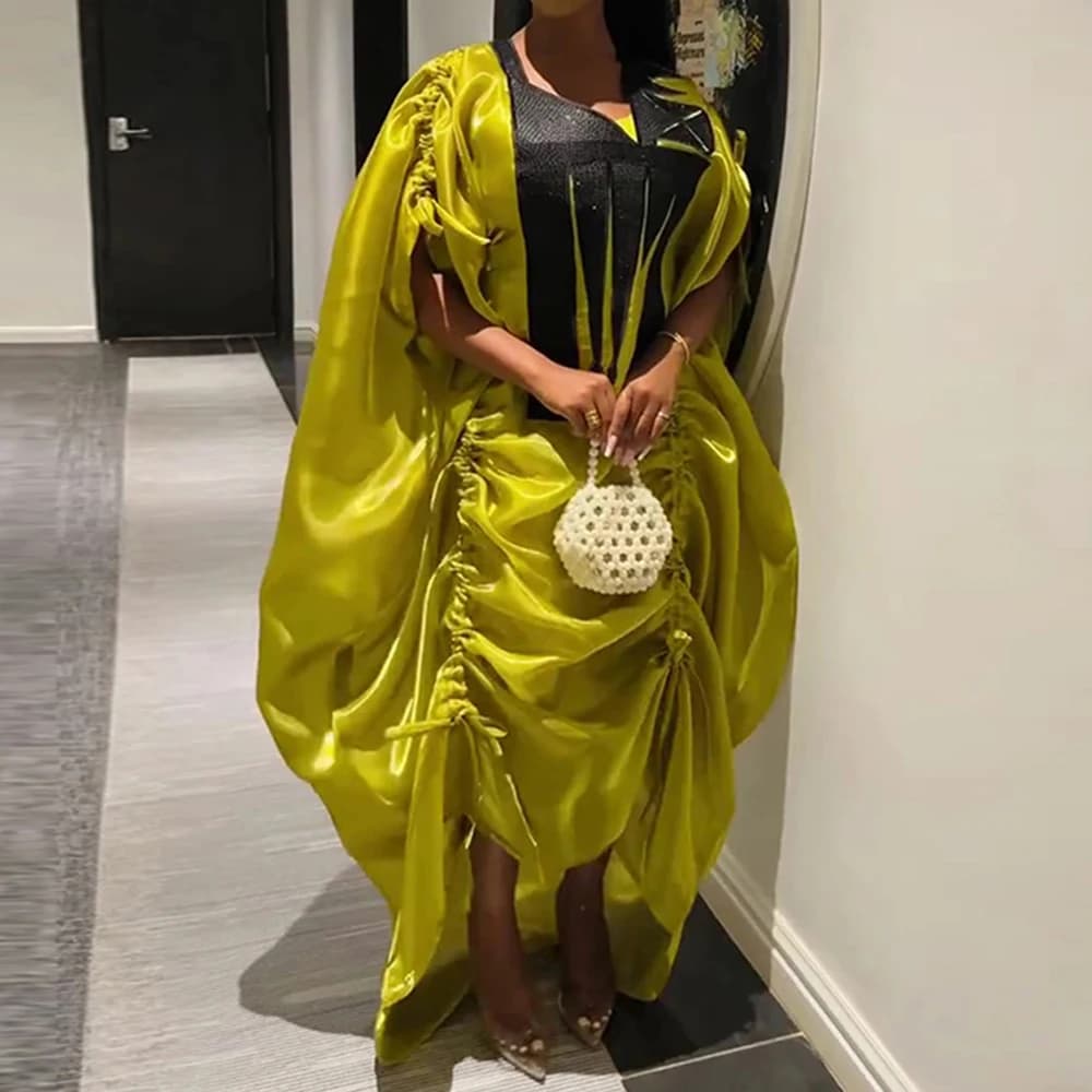 Abiti tradizionali africani per le donne Dashiki ricamo maxi abito plus size Boubou 2 pezzi set vestiti abito da sera festa di nozze