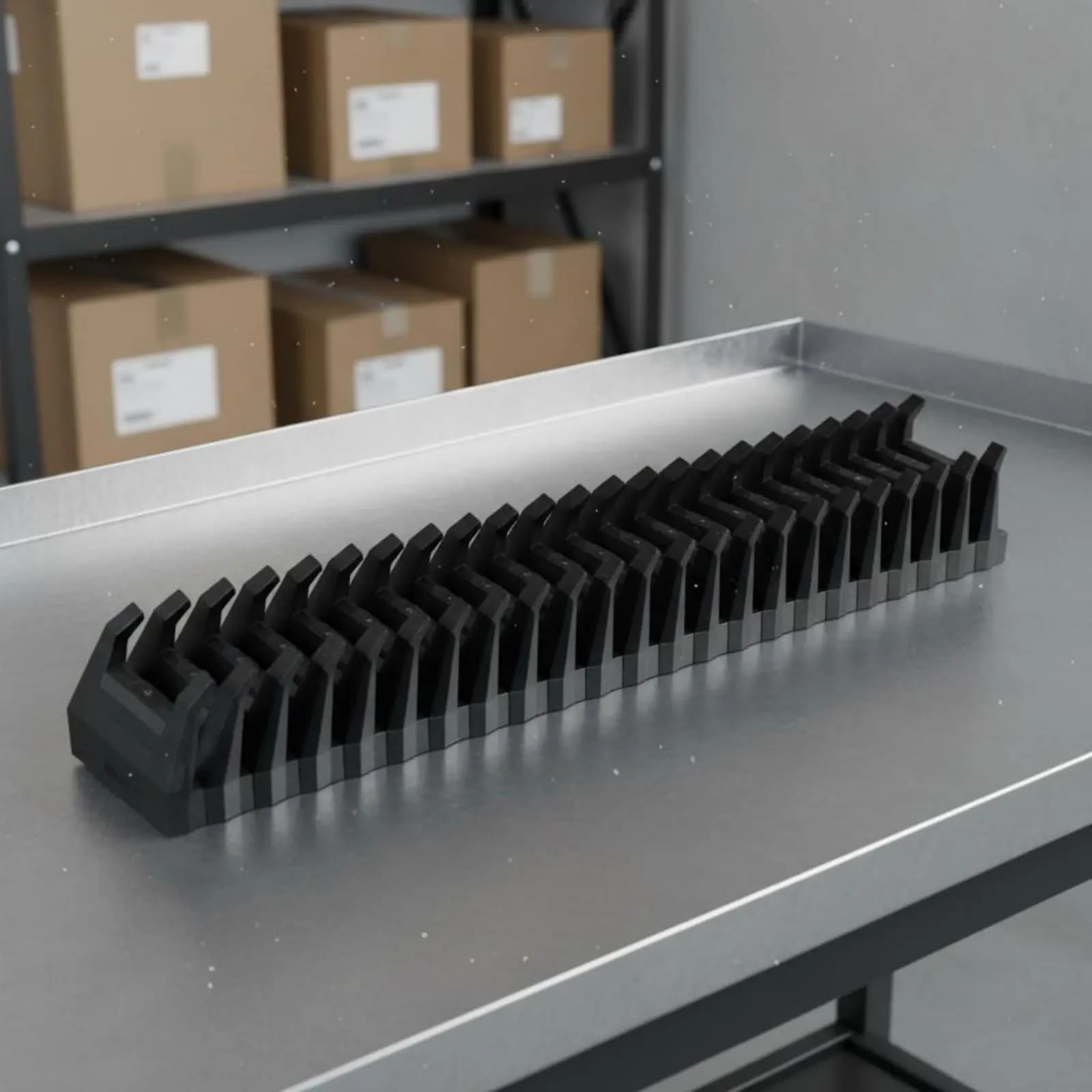 Binario porta chiavi con etichette per le dimensioni, supporto per chiavi e utensili, robusto per officina