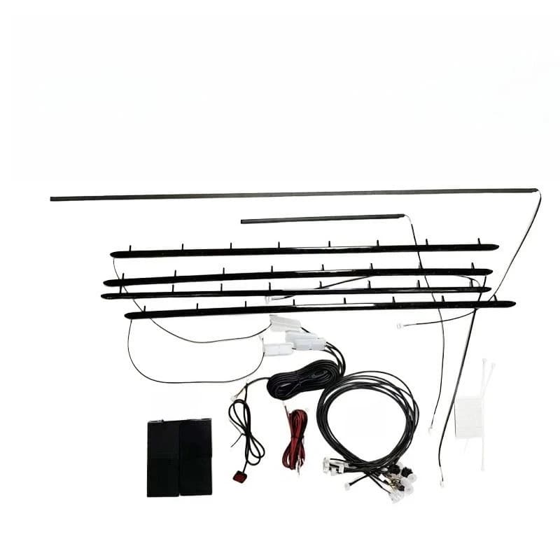 18-LED Ambient Light with Magic Silver Trim 12V 5W Auto Ambient Light Strip Modification Decorative Light