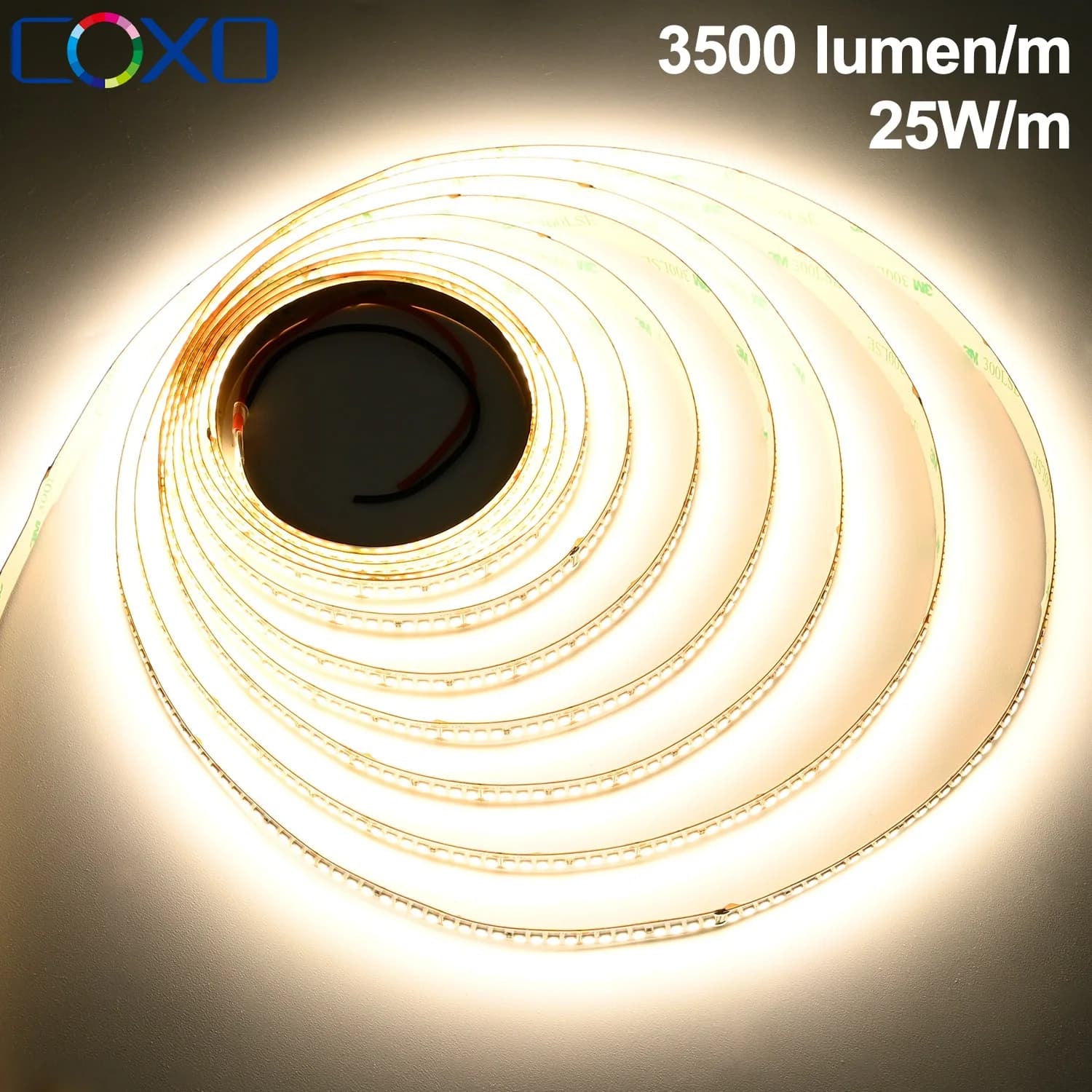 Striscia LED super luminosa 2835 92+CRI 256 LED/m 16,4 piedi Nastro LED flessibile dimmerabile SMD2835 Illuminazione a LED 3000K-6000K DC24V