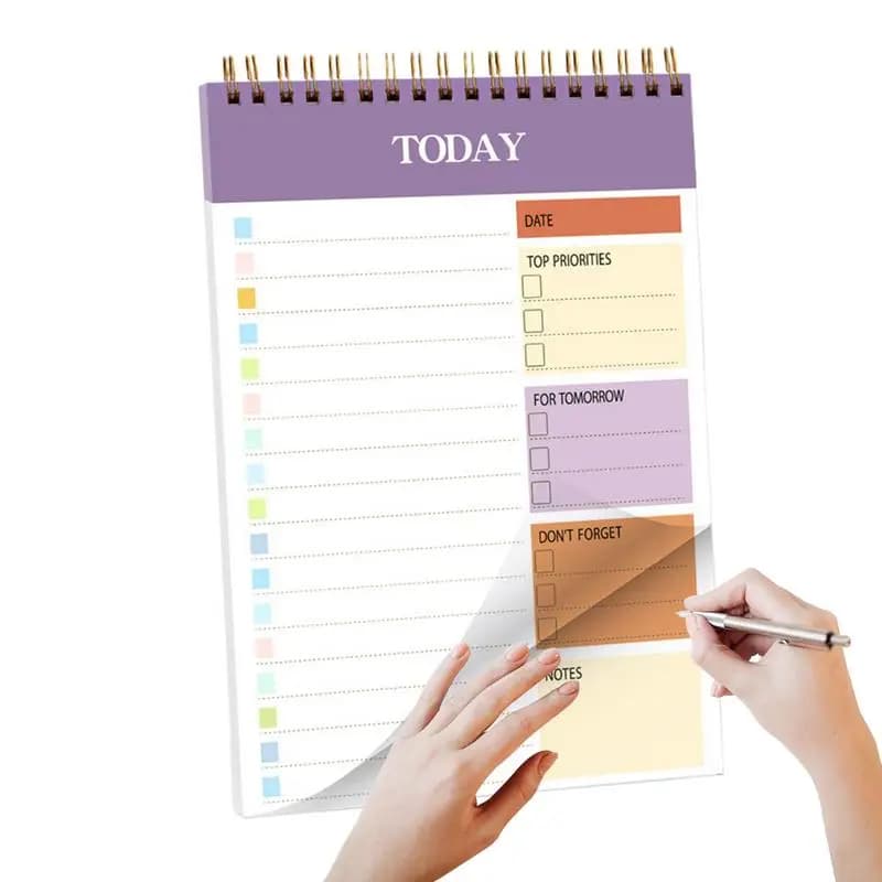 Calendario Notebook Diario quotidiano professionale Diario Libro di appuntamenti Planner Planner Organizer Cartella di lavoro Libro di pianificazione settimanale giornaliera