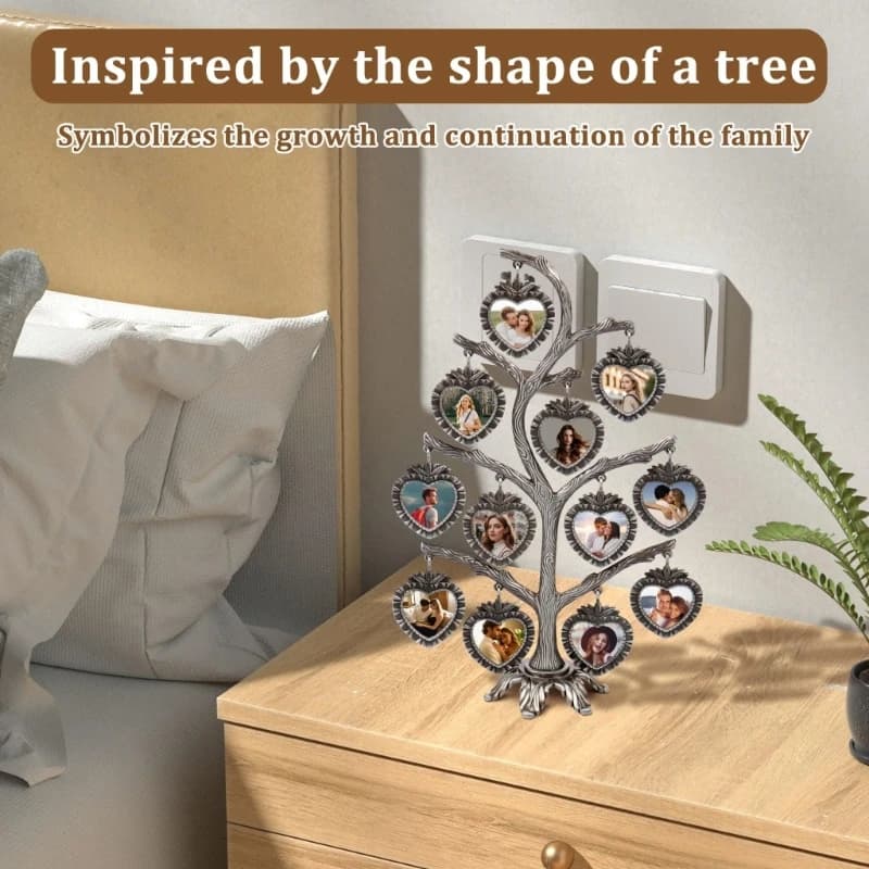 Family Photo Frame Ornament Family Tree Picture Frame with Hanging Picture Frame Top Sale