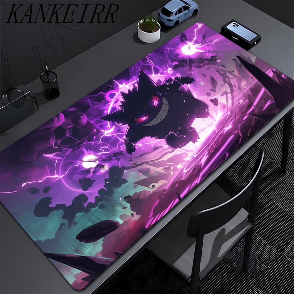 Large P-Pokemon-Gengar mouse pad LockEdge mouse pad ispessita computer keyboard desk mat