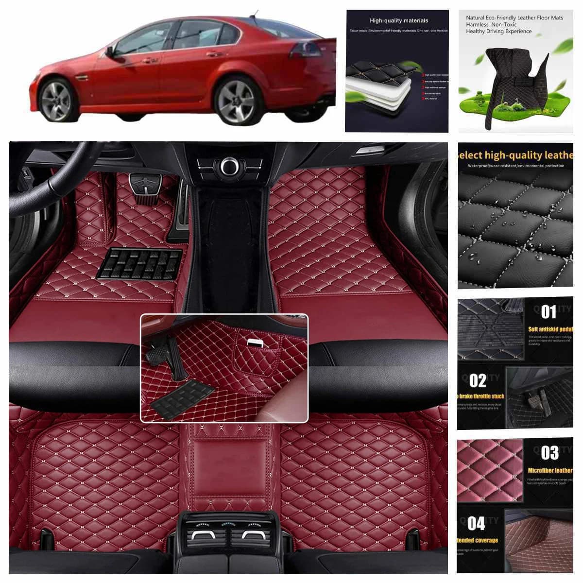 3D PU-leather Waterproof Custom Car Floor Mats For Audi A3 Sportback 2003-2012 Years Auto Carpets Foot Coche Liners