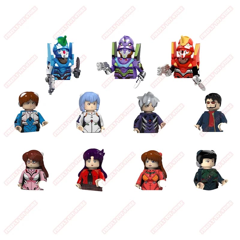 EVA NEON GENESIS EVANGELION Animazione Giocattoli periferici Asuka Shinji Rei Mari Piccola bambola Anime Action Model Figure Collection
