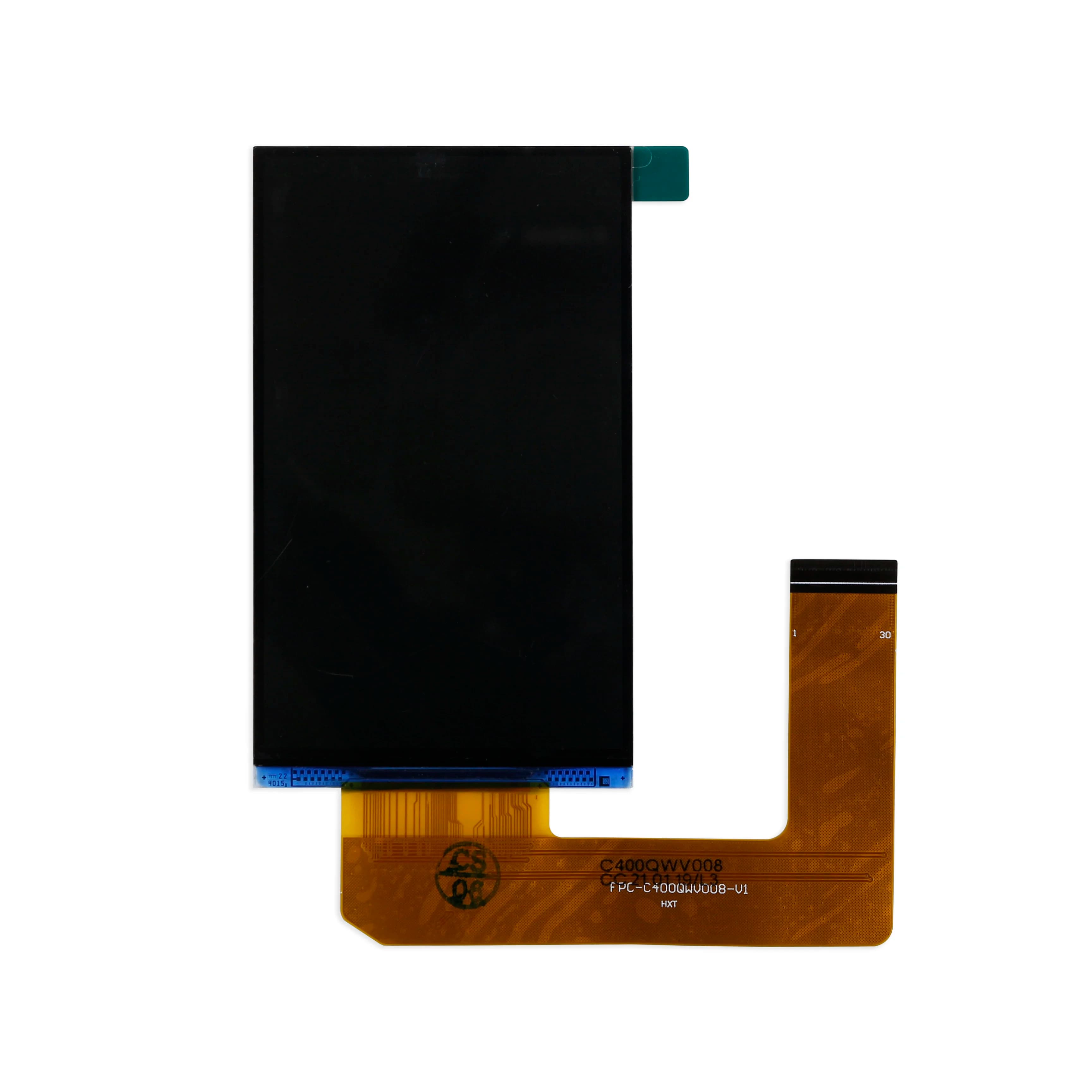 New original 4 inch 30Pin FPC-C400QWV008-V1 Screen For projector LCD Display Replacement