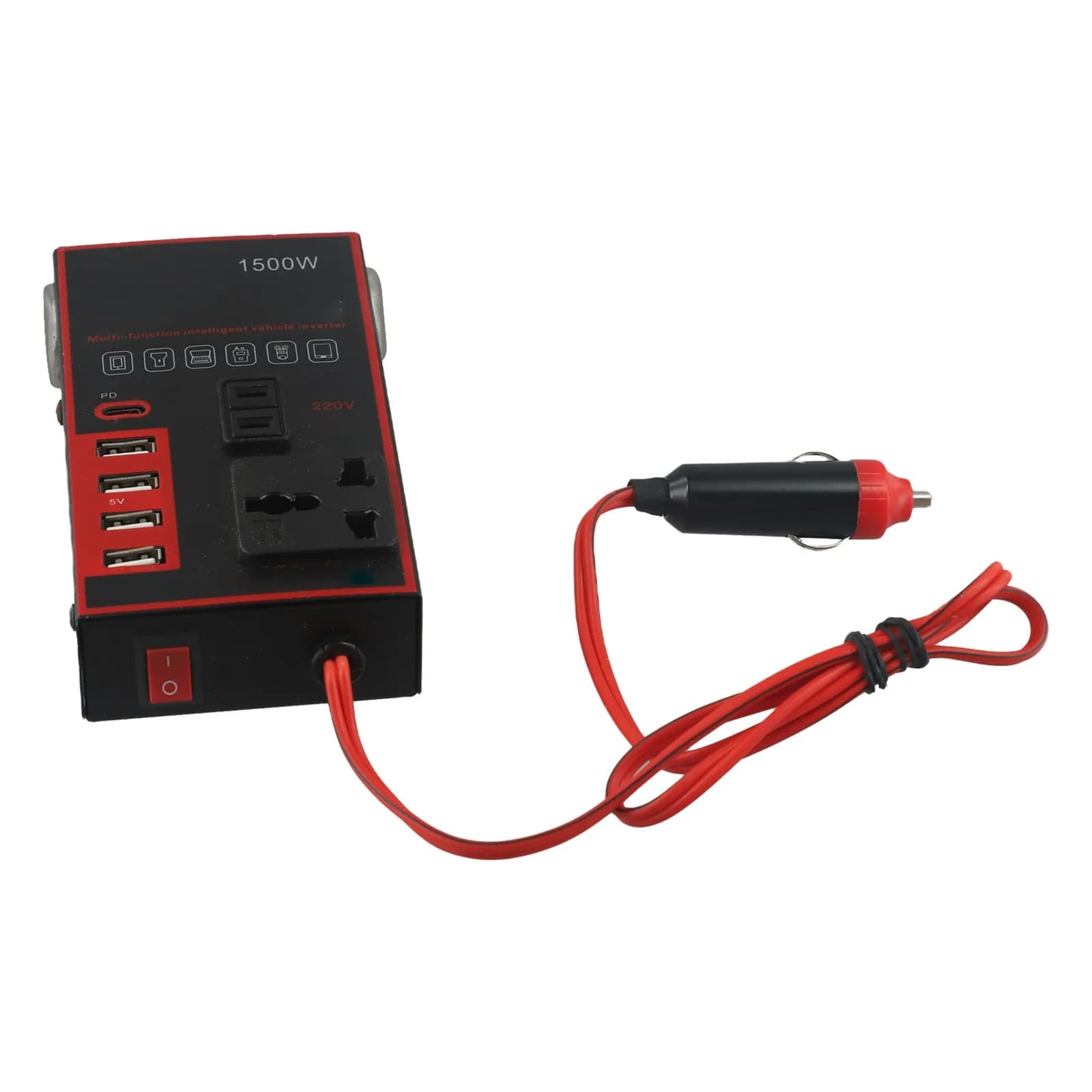 DC To AC Converter Fast Charge Inverter Chargeable On Computers Chargeable On Home Electronic Devices Chargeable On Smartphones