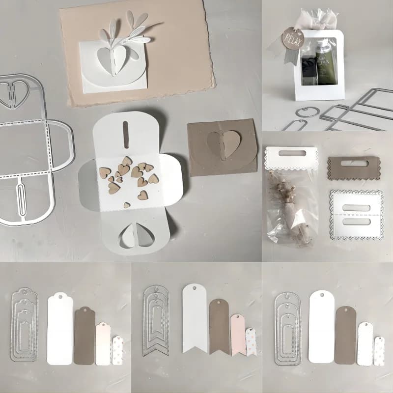 Piggy Craft Metal Fustelle Cutting Mold New label bag bag Scrapbook craft paper knife molding knife stencil die