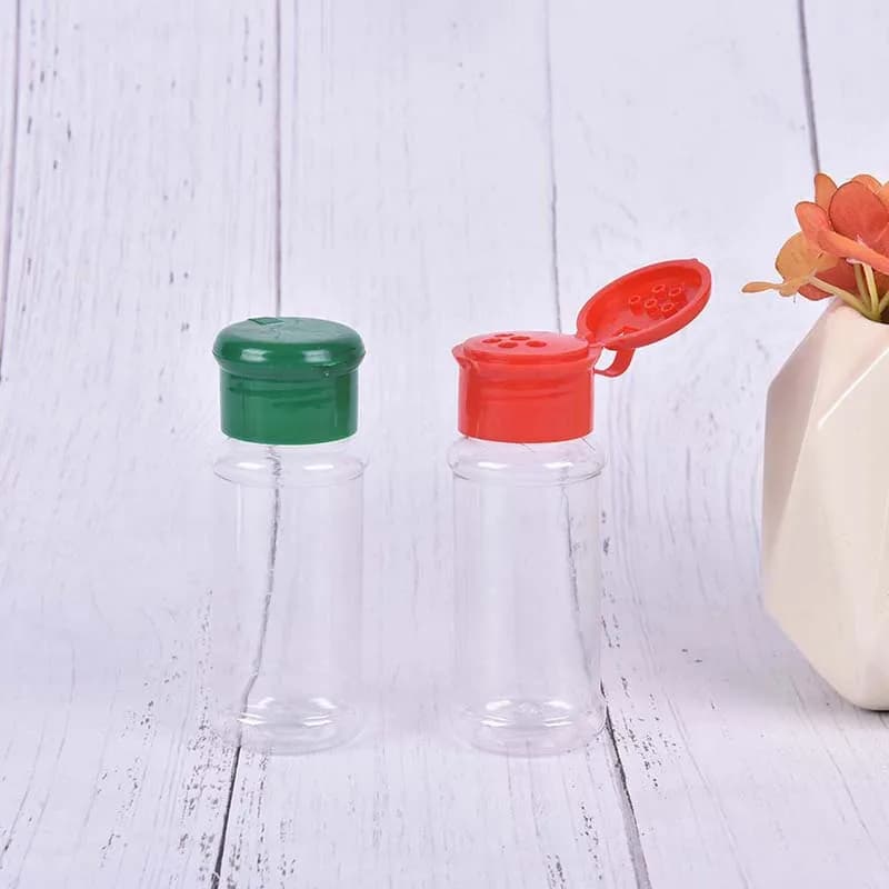 Offerta Speciale: Set di 5 Contenitori in Plastica per Spezie, Sale, Pepe, Condimenti BBQ e Aceto - Accessori da Cucina