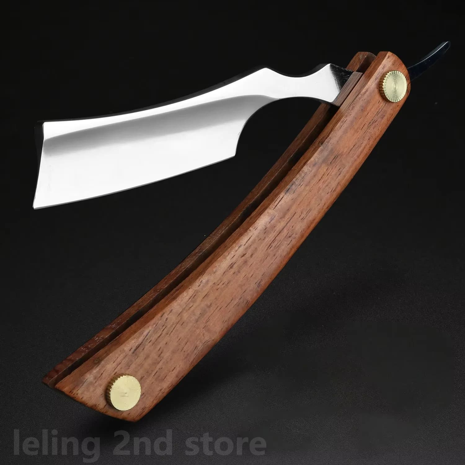 1p Taglio Gola Rasoio Dritto Legno Rasoio Da Barbiere Professionale Qualità Premium Bordo Dritto Rasoio Barba Rasoio Da Barba Regalo