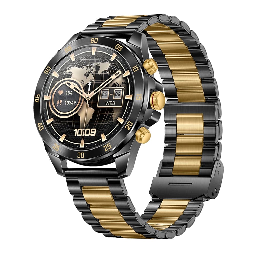 NX1 PRO Fashion Smartwatch with AMOLED Display 2025, for Business and Sport, IP68, BT Calls, Cardiaca Frequency Detection, Smartphone Compatible