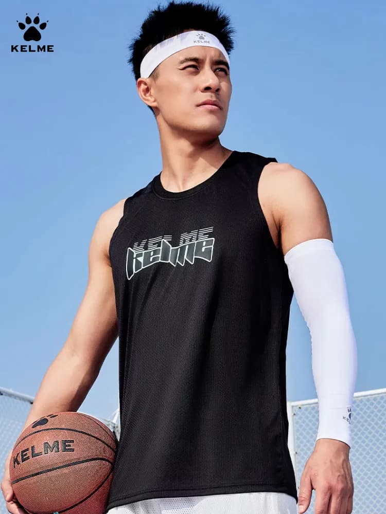 Canotta Senza Maniche Kelme per Uomo, T-shirt Traspirante per Basket, Calcio, Sport, Corsa e Fitness