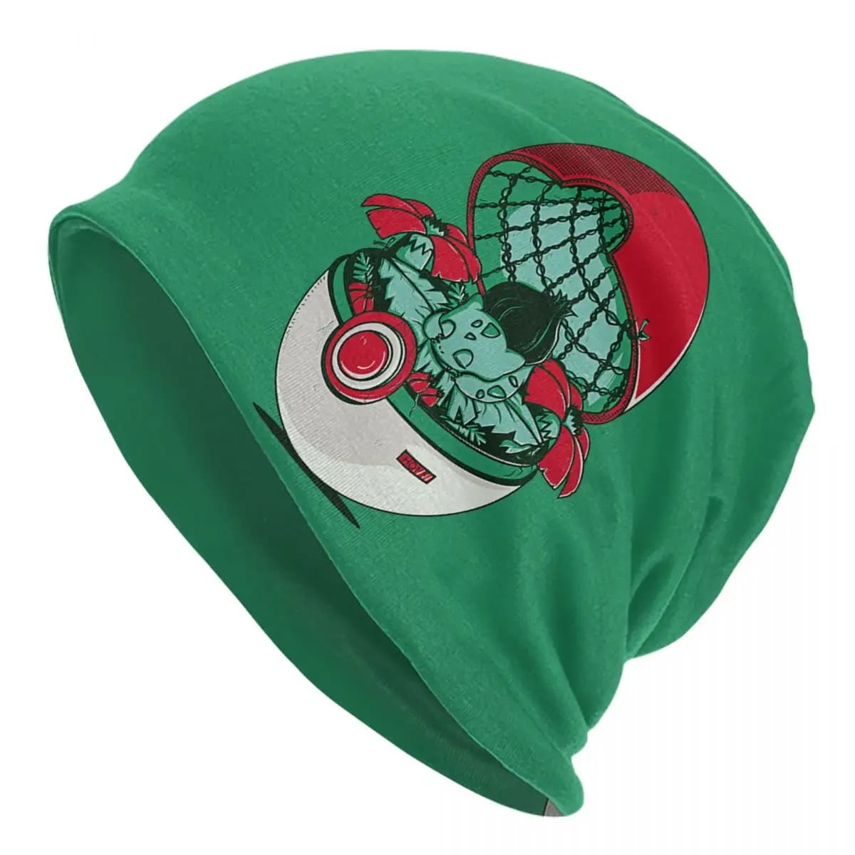 Bulbasaur Pokemoned Beanie per uomo donna elegante cappello con teschio cappello lavorato a maglia