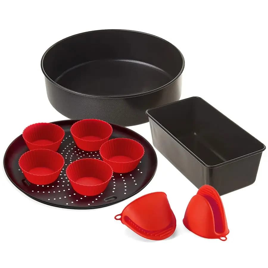 Set for Ninja Foodi 6.5 Qt, 8 Qt, Deluxe Air Fryer Kit and Ninja Foodi Pressure Pot, Air Fryer Accessories S