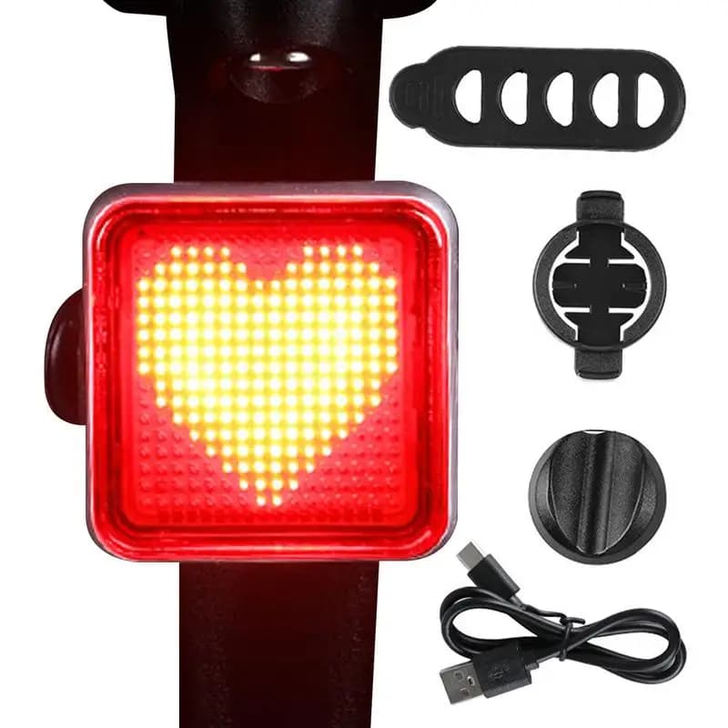 Bicycle taillight Night Riding Rear Bike Light Waterproof Cycling Taillight LED Bicycles Lamp Automatic Sleep Bicycle Tail Light