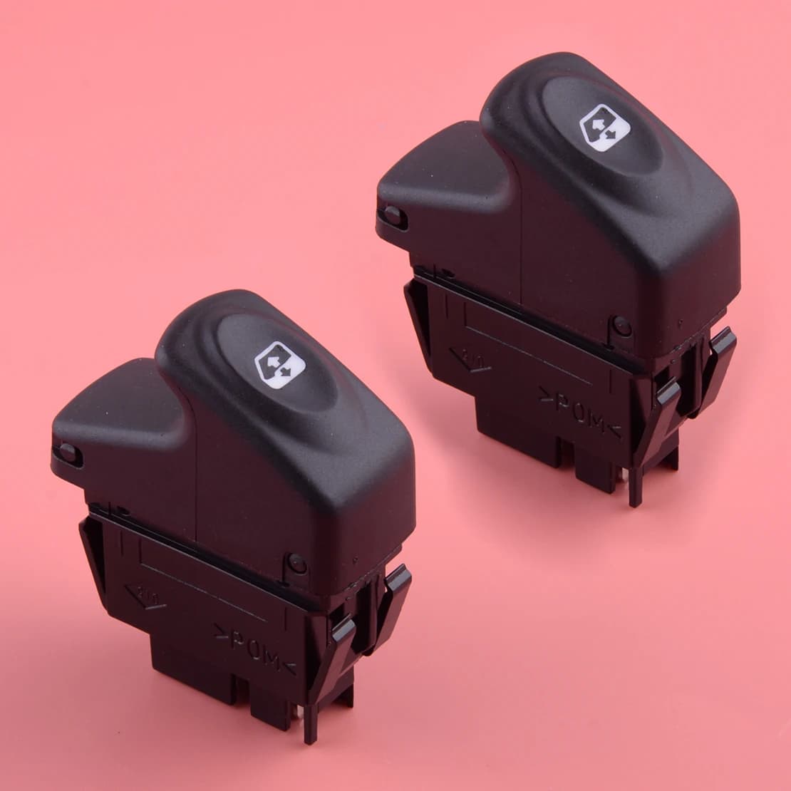 2 pezzi 7700436534 8200197251 7700307605 Pulsante regolatore interruttore di comando alzacristallo elettrico per auto adatto per Renault Kangoo 1997-2008