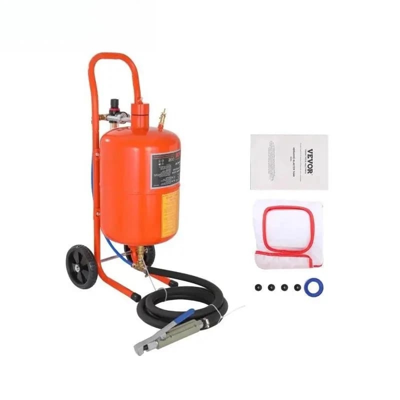 Sand Blaster 60 110PSI Portable Air Sandblaster Kit with Oil-Water Separator for Paint Stain