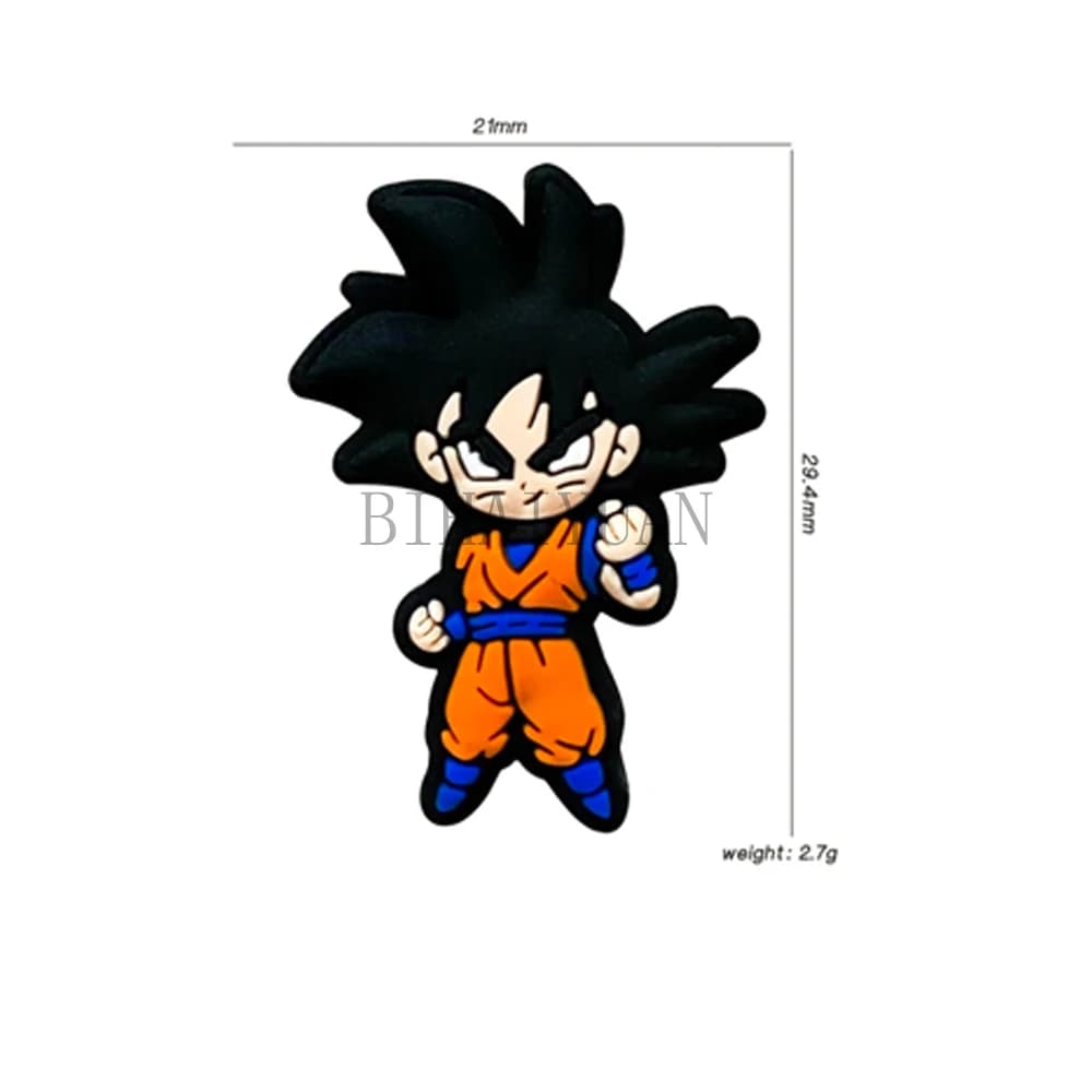 10 pezzi di perline focale in silicone Son Goku perline di gioielli per massaggiagengive per uso alimentare per catena ciuccio con penna