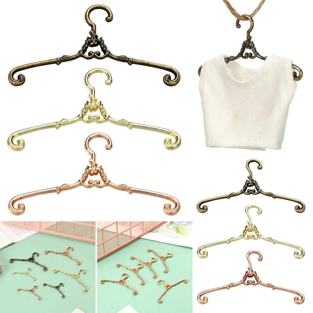 5 pieces gift for Ob11 doll toy 4/6.5 cm hangers dolls dolls clothes accessories furniture bedroom furniture for doll house