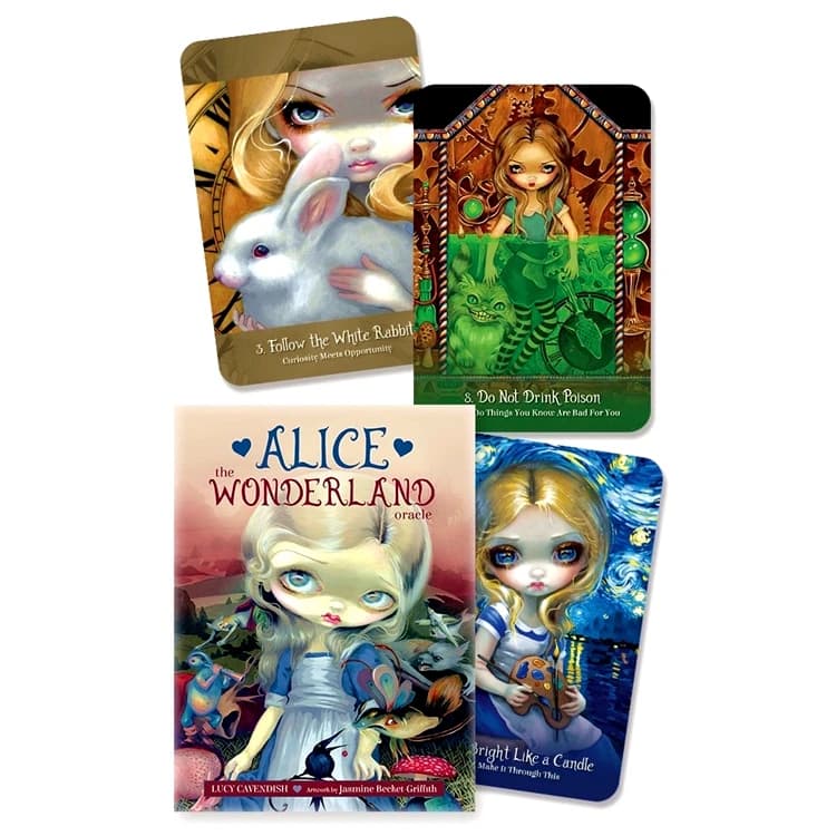 Tarocchi Fun Full English Version Tarot Deck gioco da tavolo per Alice the Wonderland Oracle