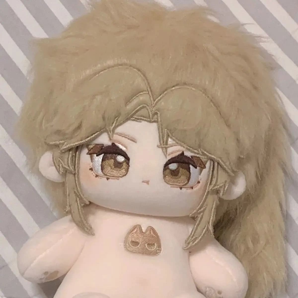 Peluche Personalizzato di Yanqing da 20cm di Honkai Star Rail, Personaggio del Gioco, Giocattolo Morbido Kawaii, Regalo per Fan degli Anime