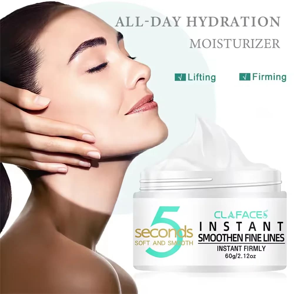 5 secondi Rimuovi le rughe Crema per il viso Leviga le rughe Viso Rassodante Anti invecchiamento Lifting Idratante Rimuovi la cura della pelle della linea sottile