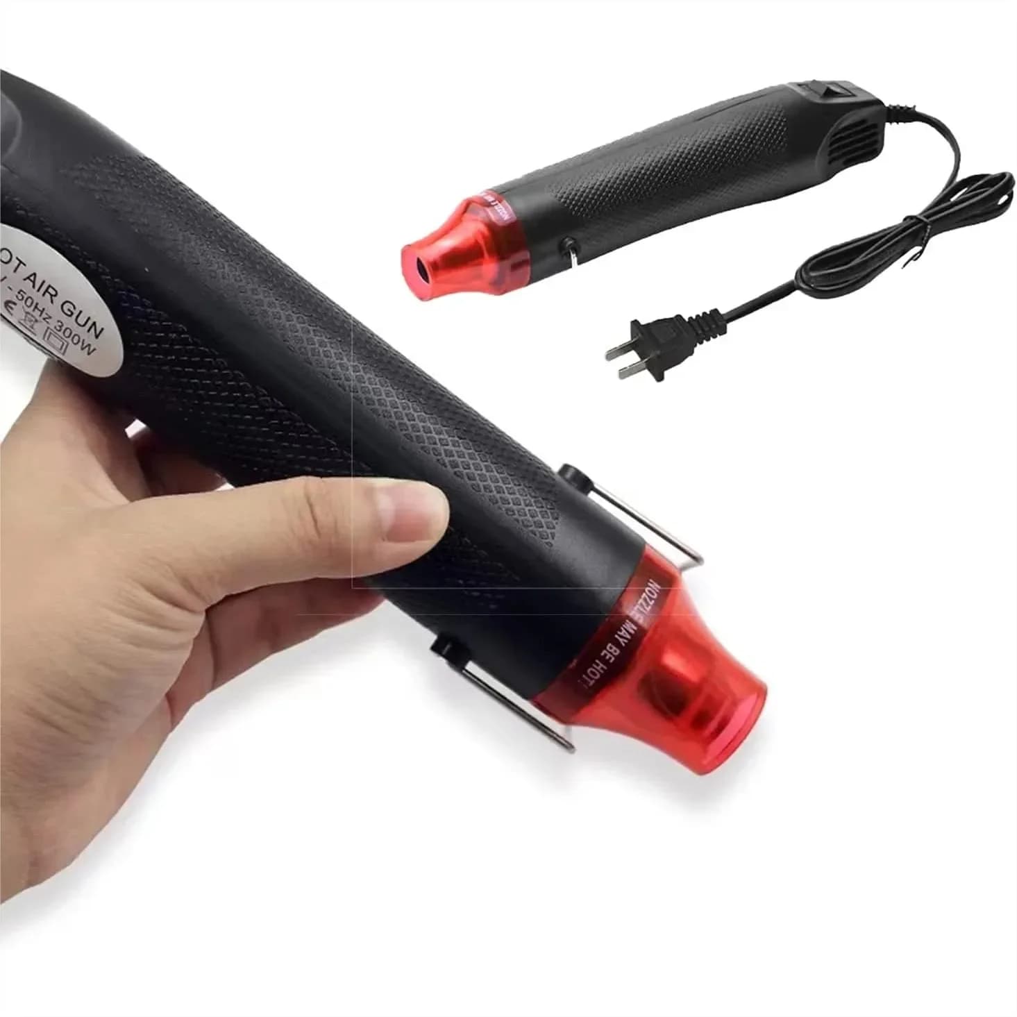 Mini pistola termica da 300W per resina epossidica, a doppia temperatura 392 ° F & 662 ° Strumento ad aria calda portatile F per la rimozione di bolle, l'asciugatura di oggetti artigianali e altro