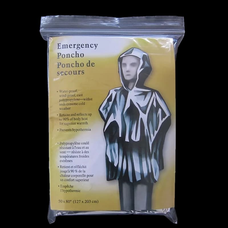 Mantello di Sopravvivenza d'Emergenza 4 Pezzi, Poncho in Mylar Arancione, Coperta Termica Portatile Leggera che Preserva il 90% del Calore Corporeo per Escursioni all'Aperto