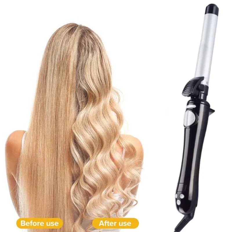 Professional Ceramic Hair Curler Adjustable Temp Electric Curling Iron Hair Styling Tool For Women
