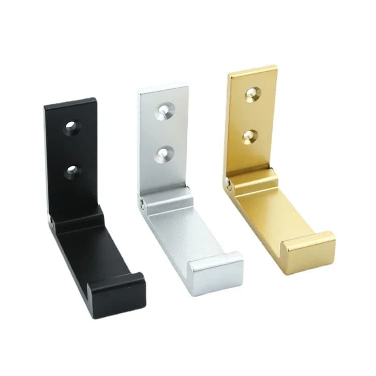 Foldable Aluminum alloy Headphone Wall Mount Stand Universal Headset Hanger Holder Hook for Home Office Up to 1KG