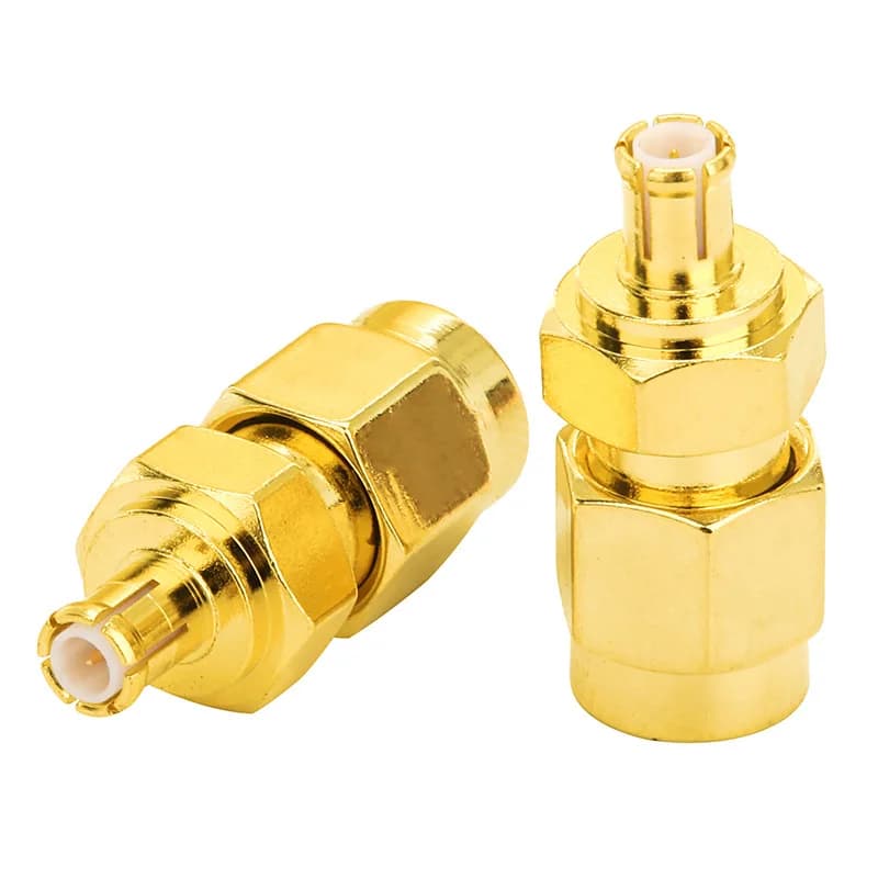 Adattatore Antenna Zigotronic SMA MCX, Connettore Coassiale SMA Maschio a MCX Maschio, Adattatore Cavo Coassiale a Bassa Perdita per Antenna WiFi Drone FPV