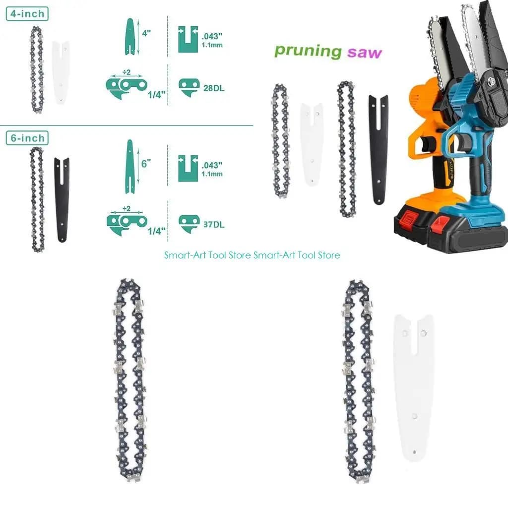 E1PB Heavy Duty Saw Chain Saw Accessories 4/6 Inch Small Portable Saw Saw for Cutting