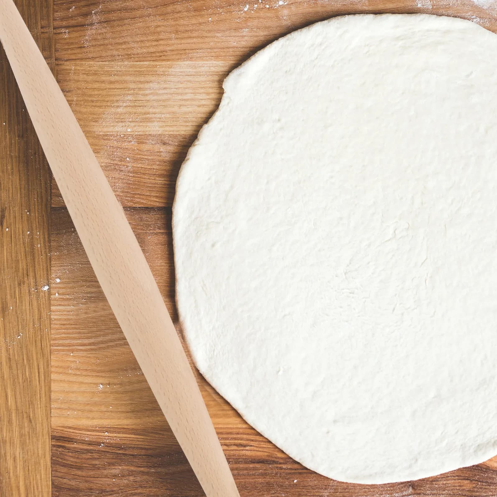 Dough Rolling Pin 39Cm Long 2.8cm Thick Wood Pastry Roller for Cake Cookie Pizza Baking Kitchen Utensil Wooden Rolling Pin