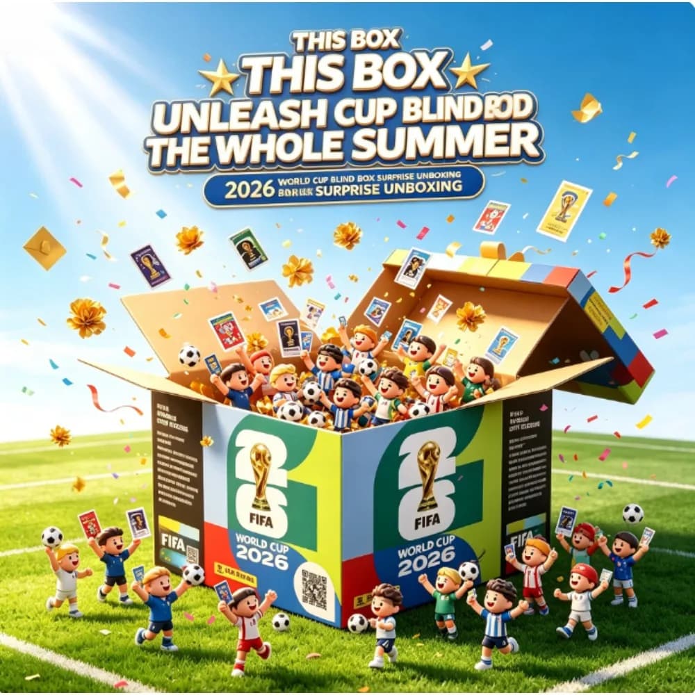 2026 FIFA World Cup Mystery Blind Box Football Star Collectible Trading Cards Soccer Fan Souvenir Gift Box