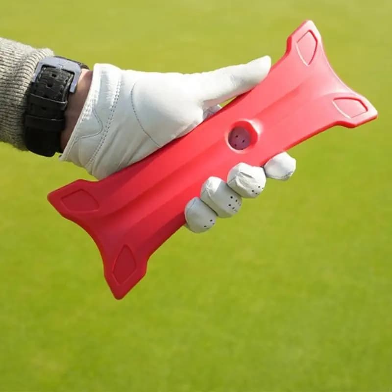 Golf Power Lances Set Portable Mat con 2 Tees Golf Swing Training Aids Attrezzatura da allenamento da golf