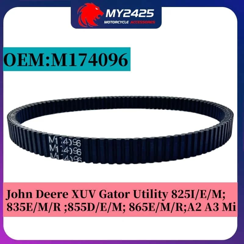 Cinghia di trasmissione V-Cintura M174096 per John Deere XUV Gator Utility 825I 825E 825M 835E 835M 835R 855D 855E 855M 865E 865M 865R, A2 A3 Mi