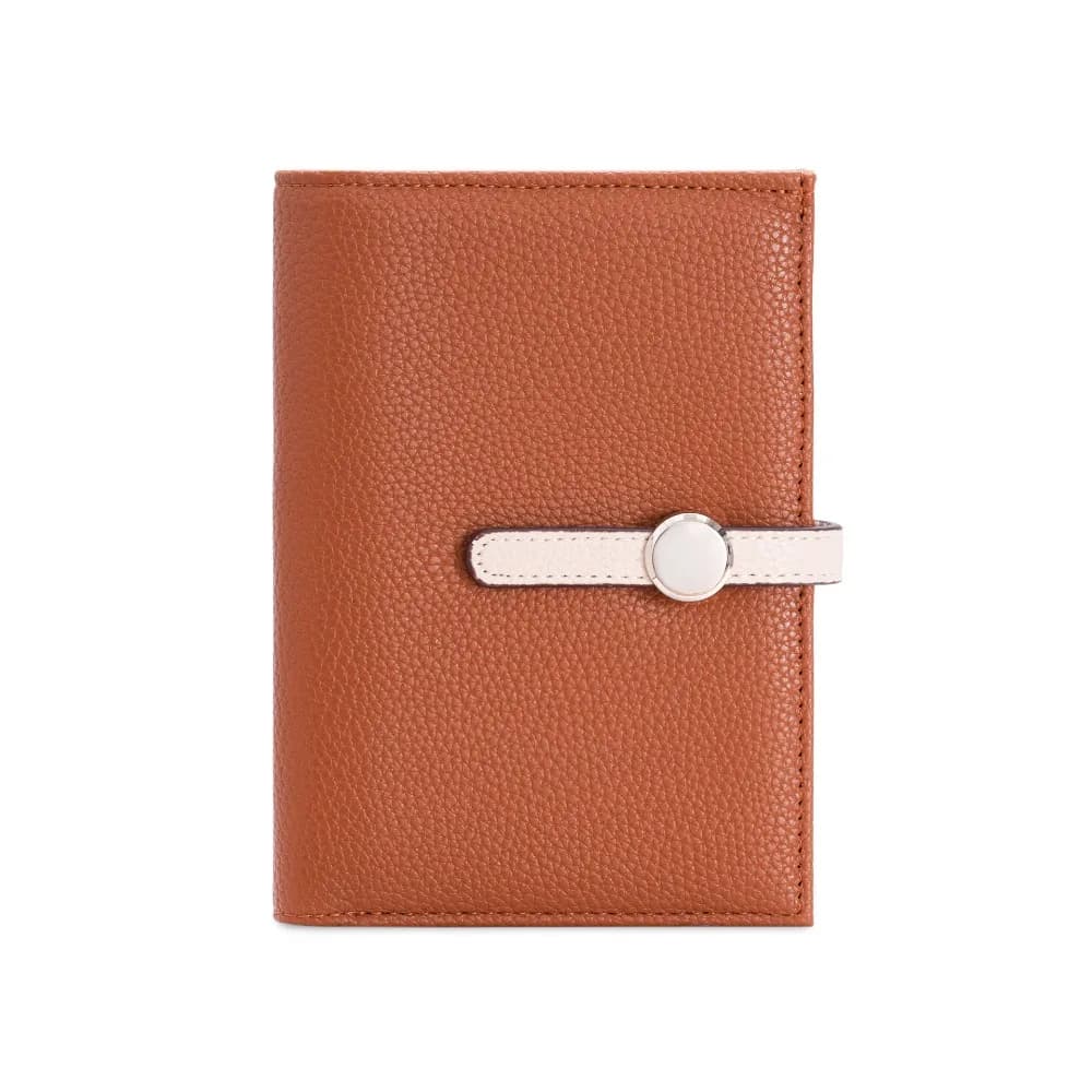 Card Holder PU Passport Bag Passport Cover Ticket Holder Fold Purse Airplane Check-in Card Case Passport Clip Travel Accessories