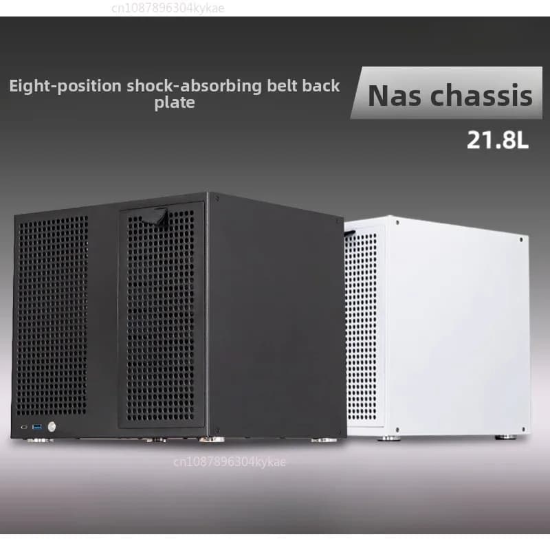 8 posizioni con backplane NAS Chassis Alimentatore ATX MATX Full Height PCIe Synology AIO Storage UNRAID