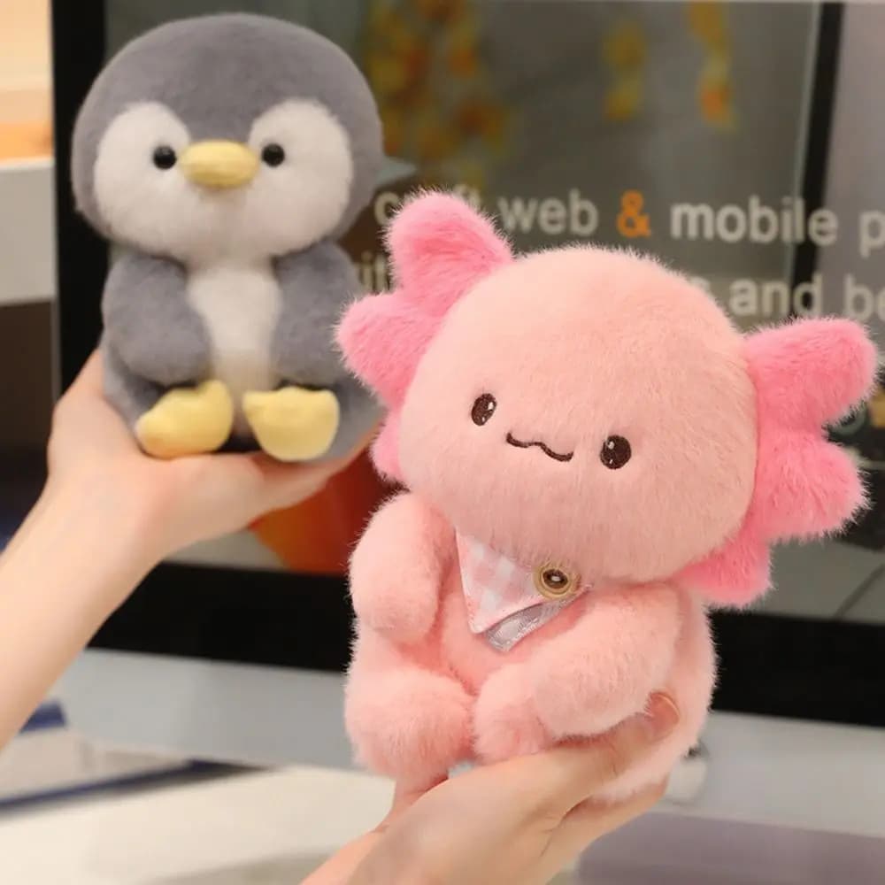 Simpatico Peluche da 15 cm, Orsetto di Peluche, Cuscino Animale Imbottito, Elefante Super Morbido, Giocattolo di Peluche, Regalo per Dormire