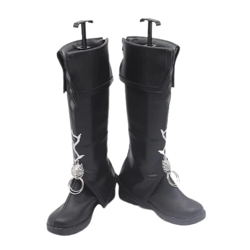 KK56Anime Shoes Arknight Game Cosplay Props Halloween Party Play Role Lappland Custom Made Boots.OJ6/