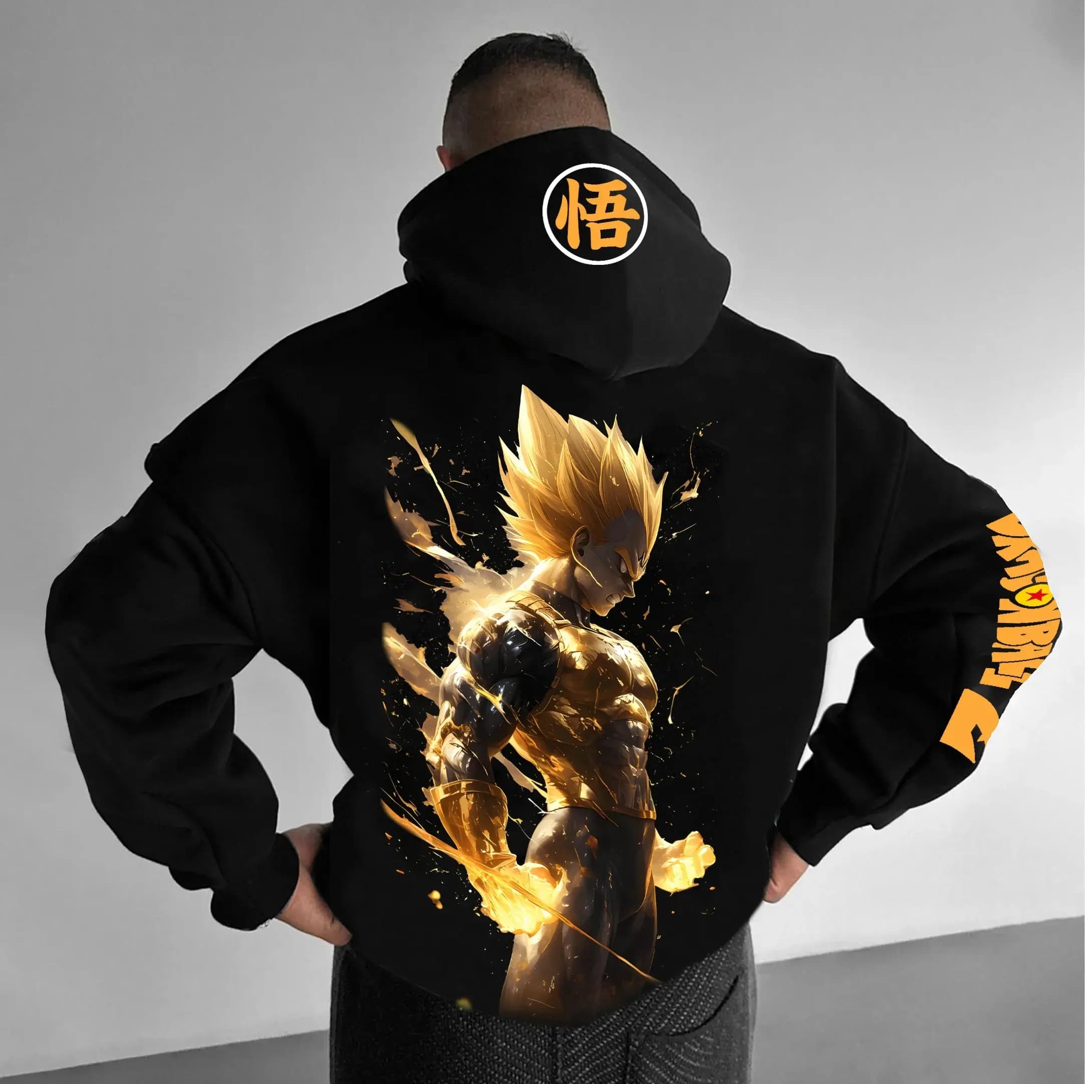 Felpa con cappuccio Dragon Ball oversize uomo donna felpa pullover a maniche lunghe stampa anime streetwear giacca con cappuccio casual primavera autunno