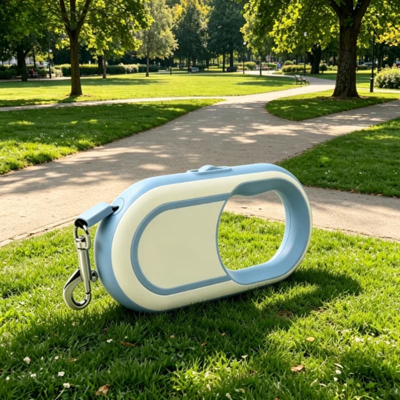 Guinzaglio Retrattile per Cani 5M, Corda di Trazione Flessibile Automatica per Cani Piccoli, Medi e Grandi, Ideale per Passeggiate ed Escursioni