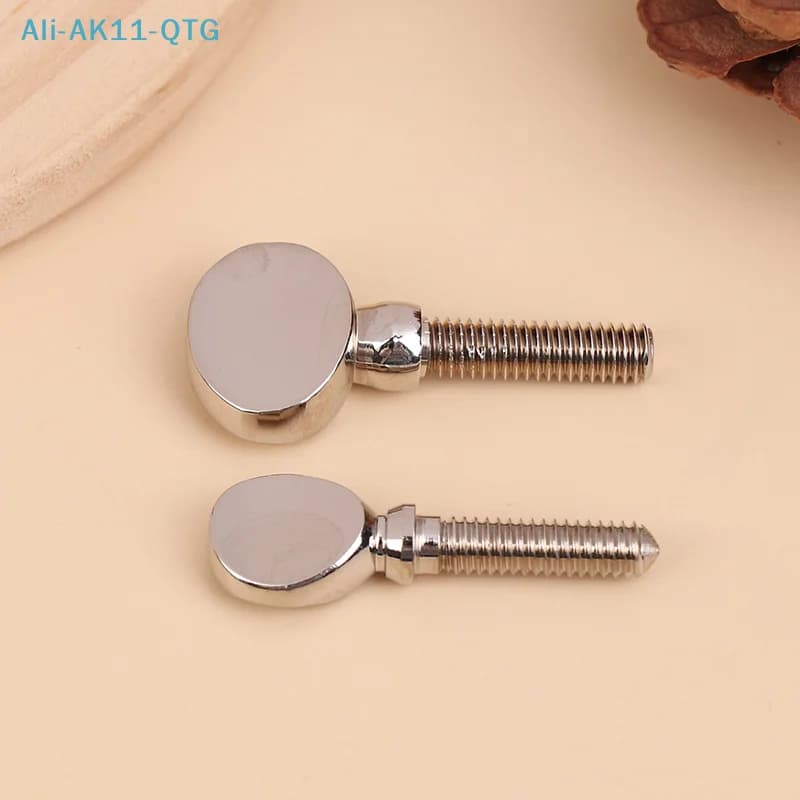 2Pcs Saxophone Neck Screw Clarinet Ligature Clip Screws Tightening Sax Replacement Part Receiver Woodwind Instrument Accessories